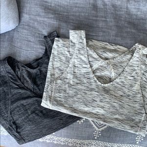 Lululemon size 8 (2 tops)mini sleeve running/yoga